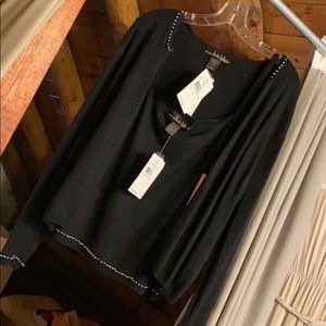 Nicole Miller Silk Cardigan Set